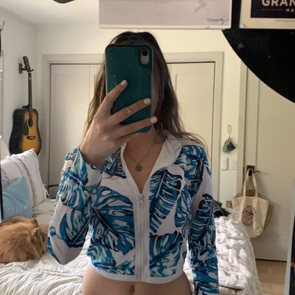 🍍Two Piece Swim Suit / Zippered Front Wetsuit Top - Picture 8 of 12